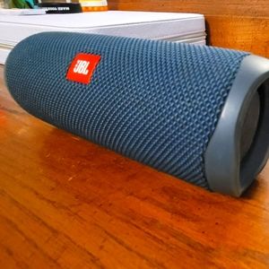 Blue JBL speaker